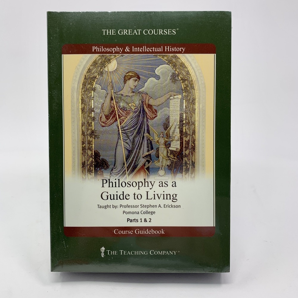 Great Courses: Philosophy as a Guide to Living DVD Set + Guidebook - SEALED